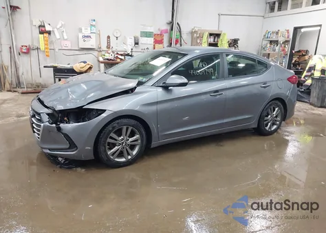 2018 Hyundai Elantra Sel из США, поврежденный, VIN 5NPD84LF1JH268111